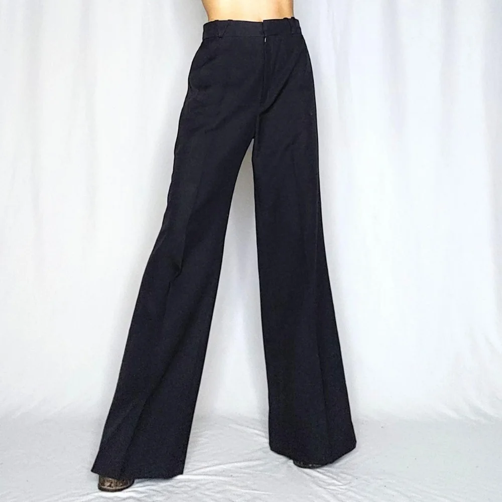 SOLD 70s bell bottom vintage trousers - Picture 4 of 7